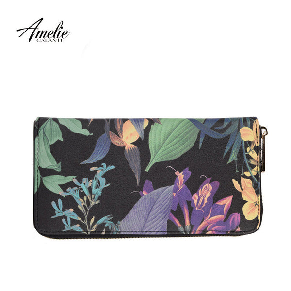 AMELIE GALANTI 2016 new fashion flower day clutches multilayer wallet women bag free shipping