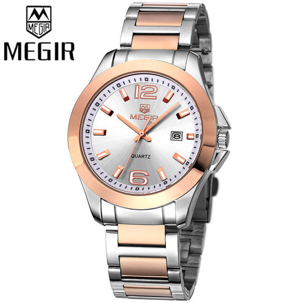 HOT Sell Megir  Men Watches Top Brand Luxury Men Military Wrist Watches Full Steel Men Sports Watch Waterproof Relogio Masculino