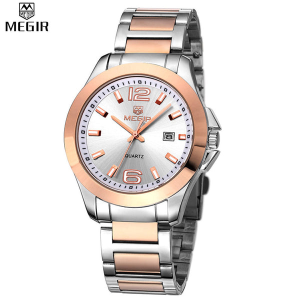 HOT Sell Megir  Men Watches Top Brand Luxury Men Military Wrist Watches Full Steel Men Sports Watch Waterproof Relogio Masculino