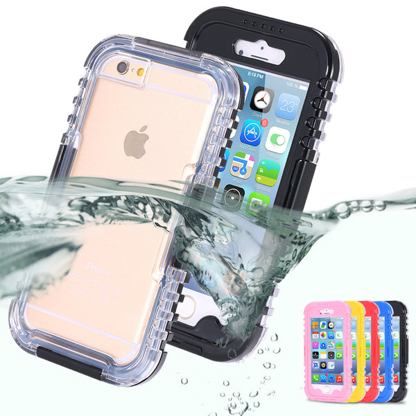 IP-68 Waterproof Heavy Duty Hybrid Swimming Dive Case For Apple iPhone 6 4.7inch 6S Water/Dirt/Shock Proof Phone Bag For iPhone6