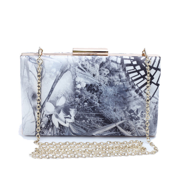 2015 New Fashion Women Handbags Metal painting Shinning Shoulder Bag Ladies Day Clutch Wedding Party Evening Bags Mini Bag