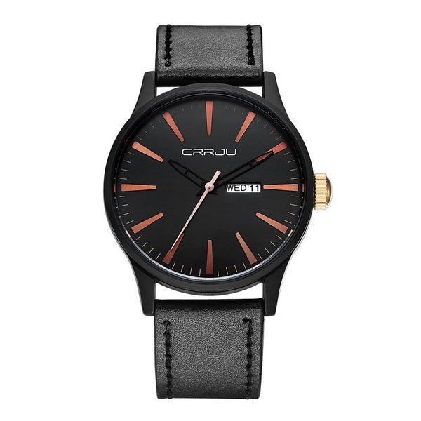 CRRJU Mens Military Style 2016 Business Watch Casual Mens Watches Top Brand Luxury quartz-watch Wristwatches relogio masculino