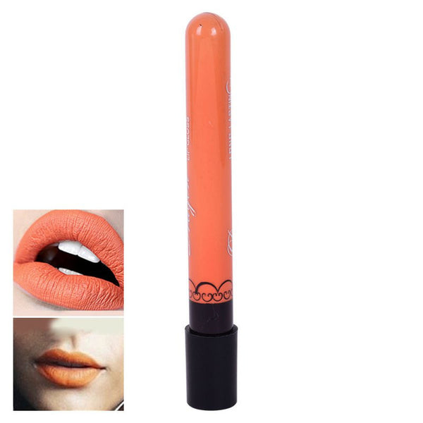 Lip Gloss Brand Long Lasting Waterproof Lip Liquid Pencil Matte Lipstick Nude Beauty Makeup Lip Gloss